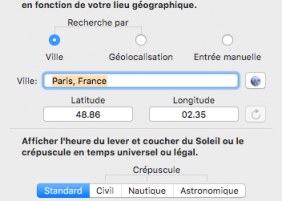 Préférences Calendrier-LaTeX